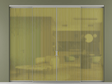 Перегородка Formato внутри проёма 4 створки