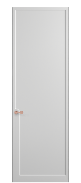 Дверь межкомнатная 7502 МБЛ. Цвет Матовый белоснежный. Материал Гладкая эмаль. Коллекция Софтформ. Картинка.