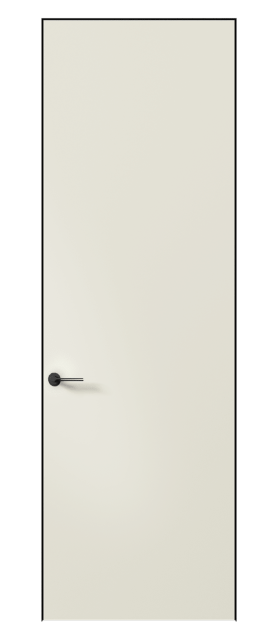 Дверь межкомнатная 0010 АКП ММБ. Цвет Матовый молочно-белый. Материал Гладкая эмаль. Коллекция Planum Pro. Картинка.