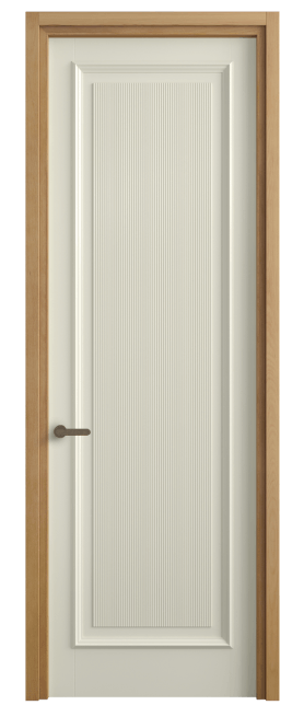 Дверь межкомнатная 6711 ММБ. Цвет Матовый молочно-белый. Материал Гладкая эмаль. Коллекция Шарм. Картинка.