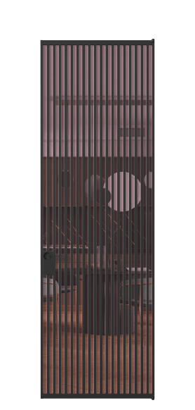 Межкомнатная дверь АЛПЛ040.07 ПРОЗ РОЗ ЧЕР. Цвет Алюминий Черный. Материал Алюминий. Коллекция Formato. Фото. Дверь межкомнатная АЛПЛ040.07 ПРОЗ РОЗ ЧЕР. Цвет Алюминий Черный. Материал Алюминий. Коллекция Formato. Картинка.