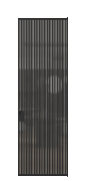 Межкомнатная дверь АЛПЛ040.07 Серый сатин триплекс ЧЕР. Цвет Алюминий Черный. Материал Алюминий. Коллекция Formato. Фото. Дверь межкомнатная АЛПЛ040.07 Серый сатин триплекс ЧЕР. Цвет Алюминий Черный. Материал Алюминий. Коллекция Formato. Картинка.