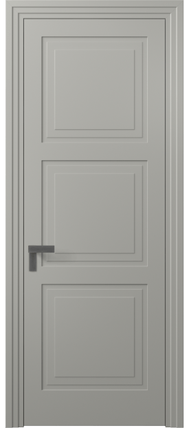 Дверь межкомнатная 8331 МНСР. Цвет Матовый нейтральный серый. Материал Гладкая эмаль. Коллекция Рокка. Картинка.