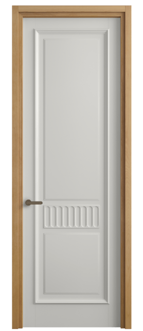 Дверь межкомнатная 6707 МСР. Цвет Матовый серый. Материал Гладкая эмаль. Коллекция Шарм. Картинка.