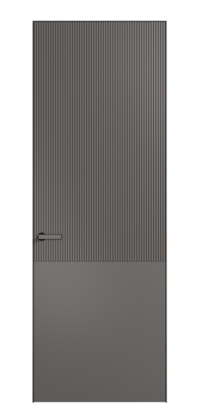 Дверь межкомнатная АКП 8205 МКЛС Матовый классический серый. Цвет Матовый классический серый. Материал Гладкая эмаль. Коллекция Вельвет. Картинка.
