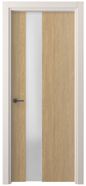 Дверь межкомнатная 4224 ЖМД САТ. Цвет Жемчужный дуб. Материал Ламинатин. Коллекция Фридом. Картинка.