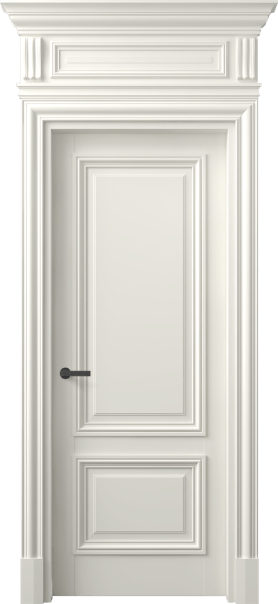 Дверь межкомнатная 7303 МЖМ . Цвет Матовый жемчужный. Материал Гладкая эмаль. Коллекция Антик. Картинка.
