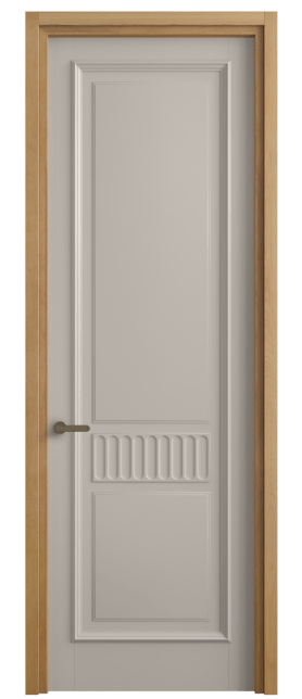 Дверь межкомнатная 6707 МСБЖ. Цвет Матовый светло-бежевый. Материал Гладкая эмаль. Коллекция Шарм. Картинка.