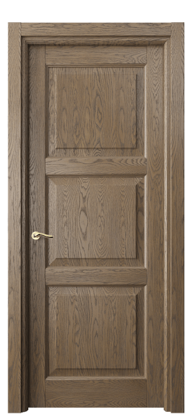 Дверь межкомнатная 0731 ДММ.Б. Цвет Дуб мраморный брашированный. Материал Массив дуба брашированный. Коллекция Лигнум. Картинка.