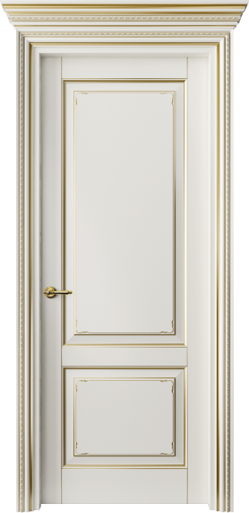 Серия 6211 - Межкомнатная дверь Royal 6211 Бук жемчуг с золотом