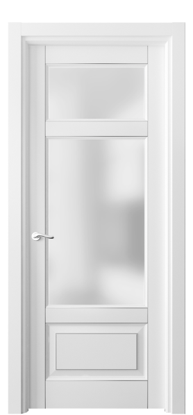 Серия 0720 - Межкомнатная дверь Lignum 0720 Бук белоснежный с серебром